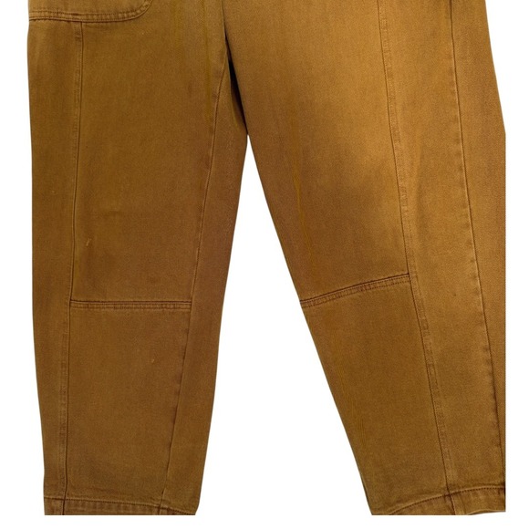 Alex Mill Utility Carpenter Pants Womens 12 Rust Brown 100% Cotton Ideal Zipper - Picture 4 of 8